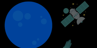 नेप्च्यून ग्रह का कलात्मक चित्रण