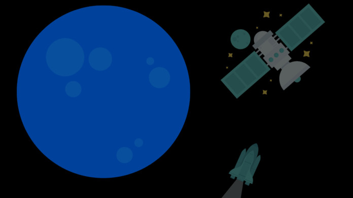 Artistic illustration of planet Neptune
