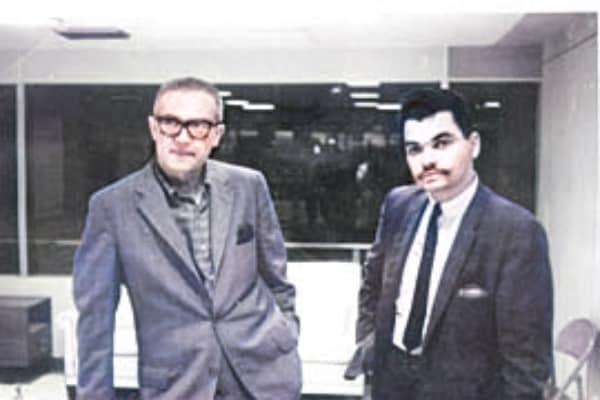 कैंडी जोन्स के दूसरे पति लॉन्ग जॉन नेबेल, 1970 के दशक की शुरुआत में बाईं ओर। रेडियो गोल्ड इंडेक्स।