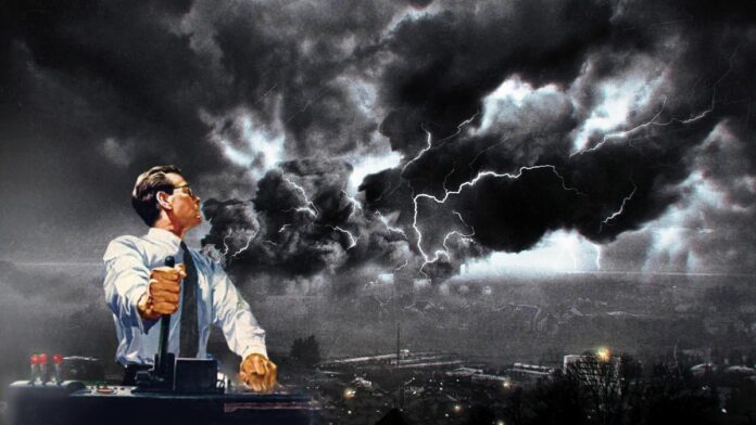 Artistic illustration of Weather Warfare. Artistic illustration of weather warfare
