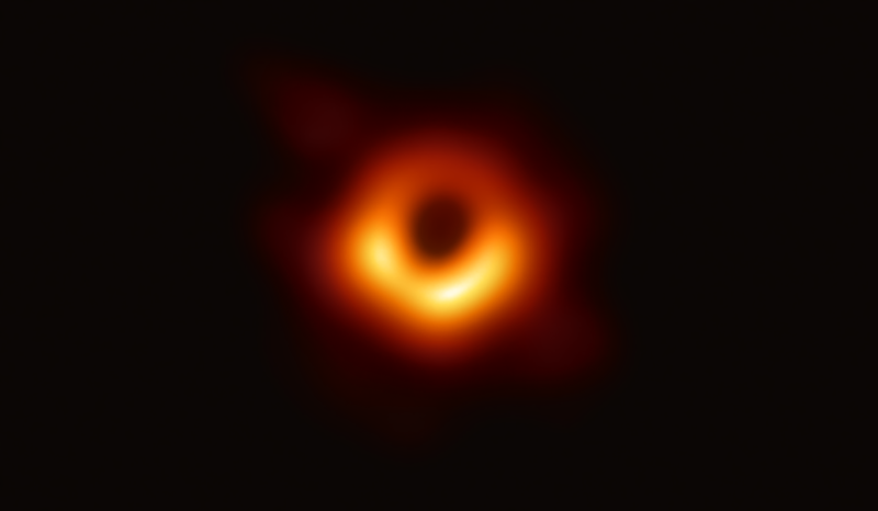 blackhole taken by the event horizon telescope