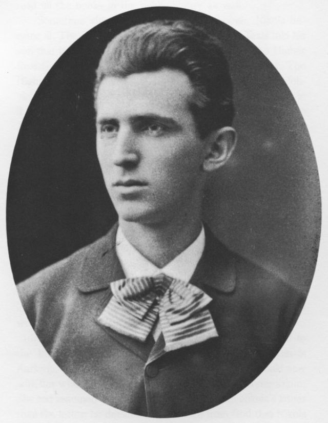 Tesla was 23 years old in 1879. | This photograph was taken when he was 23 years old.