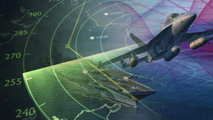 Artistic Illustration of the Electronic Warfare