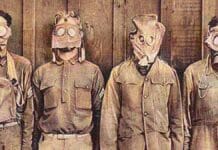 The Use of Chemical Weapons and the Evolution of the Norms | This Image shows the types of gas masks tested by the US in World War 1 | Credit: Kansas City National World War 1 Museum and Memorial.