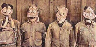 The Use of Chemical Weapons and the Evolution of the Norms | This Image shows the types of gas masks tested by the US in World War 1 | Credit: Kansas City National World War 1 Museum and Memorial.