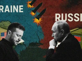 Artistic illustration of the Global proxy war who’s arming Ukraine & Russia.