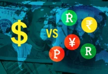 Illustration of the Brics Currency vs the Petrodollar.