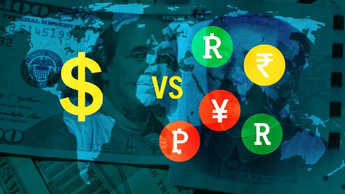 Illustration of the Brics Currency vs the Petrodollar.