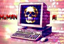Illustration of The Dead Internet Theory