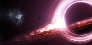 An artistic illustration of a supermassive black hole. © Unrevealed Files