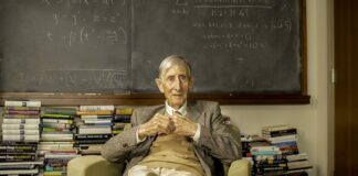 Freeman Dyson at the Institute for Advanced Study, in 2007.