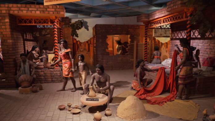 Artistic reconstruction of Indus Valley(Harappan Civilization) Diorama.