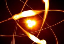 Artistic Concept Of Neutrinos.