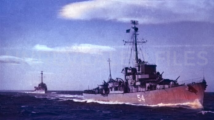 Image 1: Color photo of Eldridge Serving in the Greek Navy as the HNS Leon D54